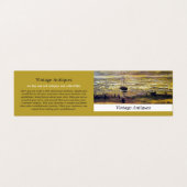 シェベニンゲンの海の眺め,アンティークディーラー 名刺 (外部フラット)