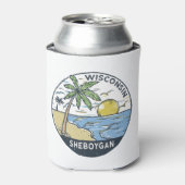 シェボイガンウィスコンシンヴィンテージ 缶クーラー (缶正面)
