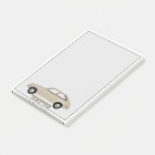 シェボレーチェベットベージュのレトロクラシック車 ポストイット (アングル)