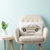 シェボレーチェヴェットヴェッテレトロベージュクラシック車 ランバークッション (椅子)