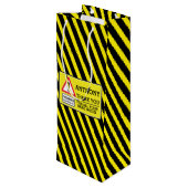 シェボ感謝していンワインバッグに署名した労働者 ワインギフトバッグ (裏面アングル)