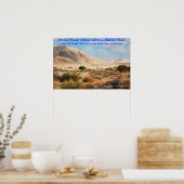 シェマとイスラエルの砂漠のポスター ポスター (キッチン)