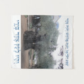 シェマオリーブの木ぶら下がったの壁 タペストリー (正面(横))