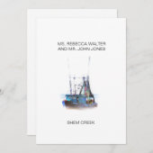 シェムクリーク – チャールストン シーズンカード (正面/裏面)