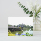 シェムリアップのウォーターハウス ポストカード (スタンド正面)