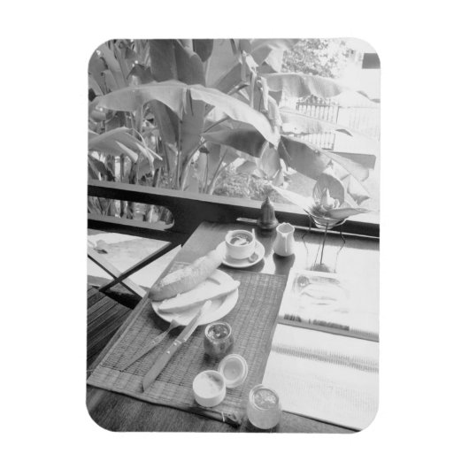 シェムリアップカンボジアコンチネンタルブレックファースト マグネット (縦)