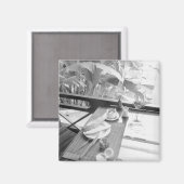 シェムリアップカンボジアコンチネンタルブレックファースト マグネット (正面/裏面)