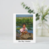 シェムリアップ、カンボジアのはがき ポストカード (スタンド正面)