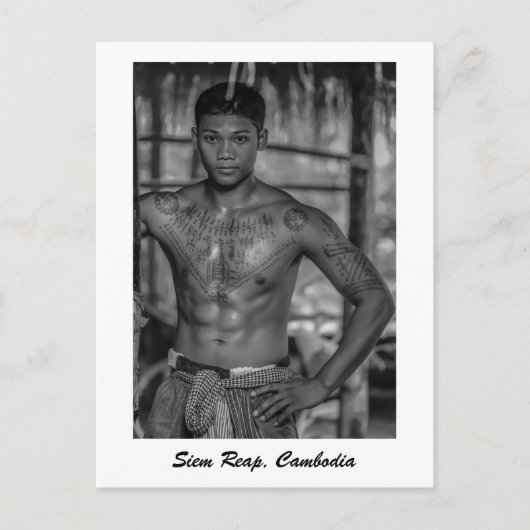シェムリアップ、カンボジアのはがき ポストカード (正面)