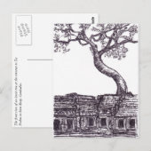 シェムリアップ・タプローム ポストカード (正面/裏面)