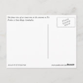 シェムリアップ・タプローム ポストカード (裏面)