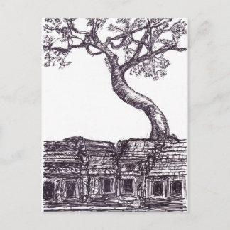 シェムリアップ・タプローム ポストカード