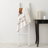 シェラおもしろいパブランケットハッピーダック – カスタム文字 シェルパブランケット (インサイチュ)