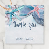 シェラブレーション | ビーチ スターフィッシュ シェル お礼 フェイバータグ (正面)