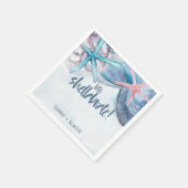 シェラブレーション | ビーチ スターフィッシュ シェル  スタンダードカクテルナプキン (角)