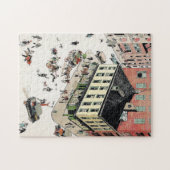 シェリダンスクエアウエストビレッジ1920年代バザールデジャンク ジグソーパズル (横)