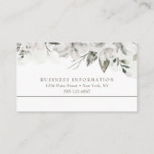 シェリッシュヴィンテージホワイトフローラカスタム文字事業 ロイヤリティカード (裏面)