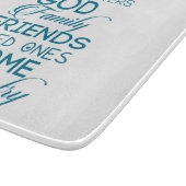 シェリッシュwhatが重要ティール（緑がかった色） カッティングボード (角)