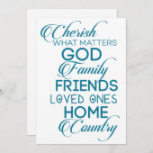 シェリッシュwhatが重要ティール（緑がかった色） シーズンカード (正面/裏面)