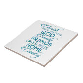 シェリッシュwhatが重要ティール（緑がかった色） タイル (側面)