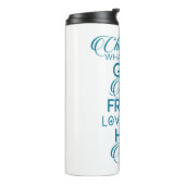 シェリッシュwhatが重要ティール（緑がかった色） タンブラー (回転左)