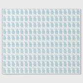 シェリッシュwhatが重要ティール（緑がかった色） ラッピングペーパー (フラット)