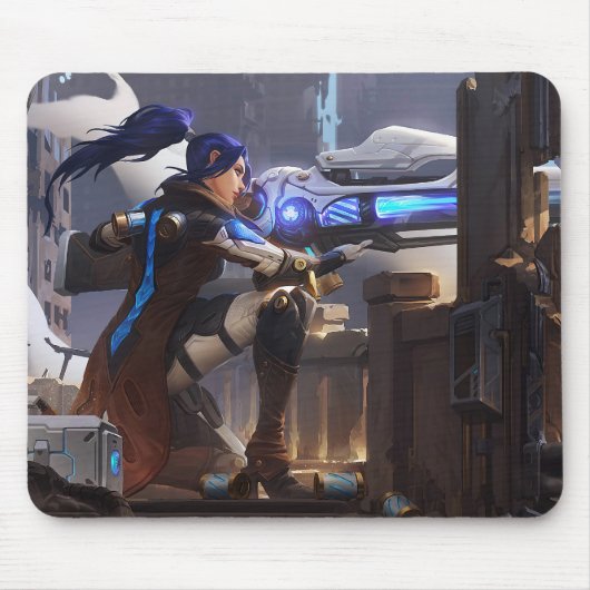 シェリフゲームマウスパッド | スナイパーエリートファナートパッド マウスパッド (正面)