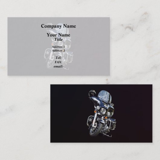 シェリフズバイク 名刺 (正面/裏面)