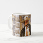 シェリフポートレートバイセルツァー、ヴィンテージウェストカウボーイ コーヒーマグカップ (正面左)