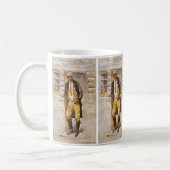 シェリフポートレートバイセルツァー、ヴィンテージウェストカウボーイ コーヒーマグカップ (左)