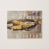 シェリフポートレートバイセルツァー、ヴィンテージウェストカウボーイ ジグソーパズル (横)