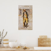 シェリフポートレートバイセルツァー、ヴィンテージウェストカウボーイ ポスター (キッチン)