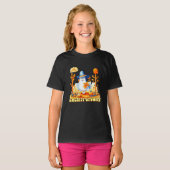 シェリフ不気味カウボーイ幽霊ハロウィーン Tシャツ (正面フル)