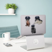 シェリフ・キャット シール (デスク上のノートパソコン)