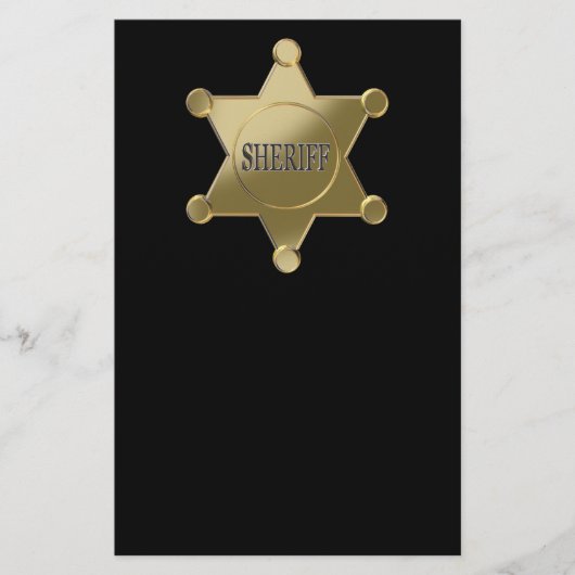 シェリフ・ゴールデンスター チラシ (正面)