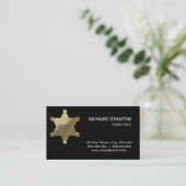 シェリフ・ゴールデンスター 名刺 (スタンド正面)