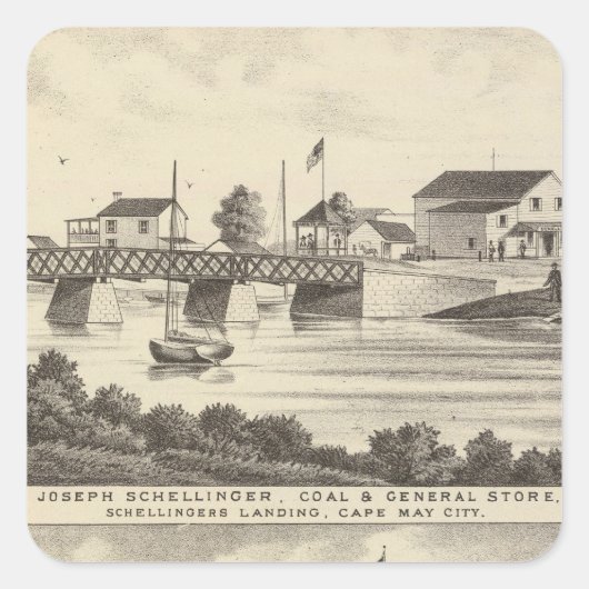 シェリンガーストア&海ハウス スクエアシール (正面)