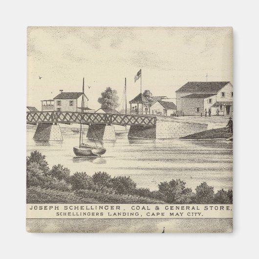 シェリンガーストア&海ハウス マグネット (正面)