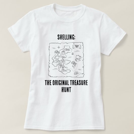 シェリング: オリジナルな宝探し – 女性用Tシャツ Tシャツ (デザイン正面)