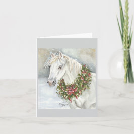 シェリーによるクリスマスの馬 カード