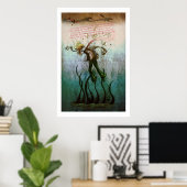 『シェリーの死』プリント ポスター (ホームオフィス)