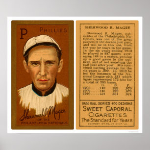 シェリー酒のMagee Philliesの野球1911年 ポスター