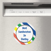 シェリ最高のービーおもしろいカラー磁石のサンドイッチ マグネット (インサイチュ (食洗機))