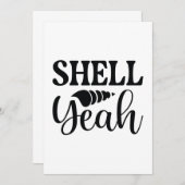 シェルうん サンキューカード (正面/裏面)