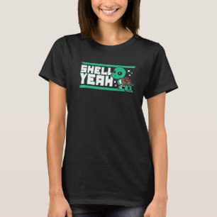 シェルええ赤い耳のスライダートカッ色彩の鮮やかトター Tシャツ