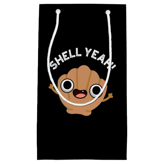 シェルおもしろいイエシーシェルプンダークBG スモールペーパーバッグ (正面)