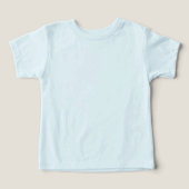 シェルとサンドの水彩ビーチ トッドラーTシャツ (デザイン正面)