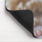 シェルと真珠のエレガント色彩の鮮やかビーチ マウスパッド (コーナー)