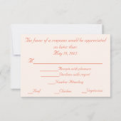 シェルとStarfish RSVPカード (裏面)