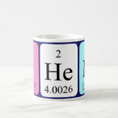 シェルの定期テーブル名のmag コーヒーマグカップ (中央)